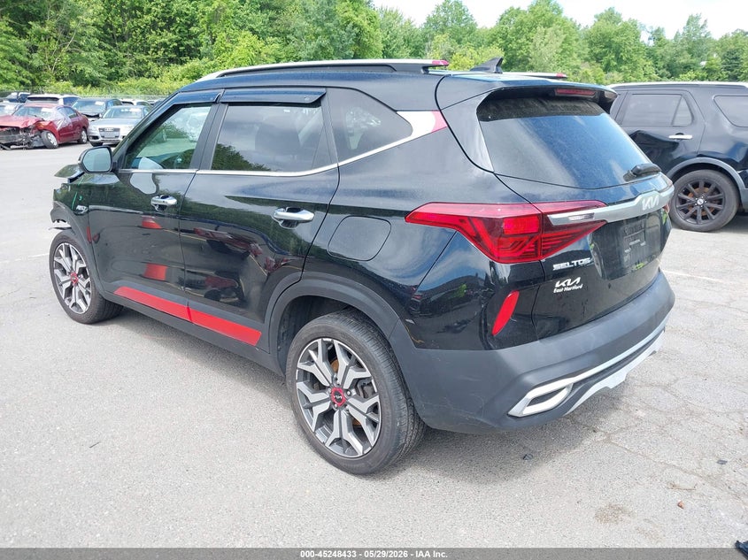 2022 Kia Seltos VIN KNDETCA28N7302407 IAAI salvage auction — FRONT END, Salvage Title, sold $6,175 on 2026-07-23 (photo 3)