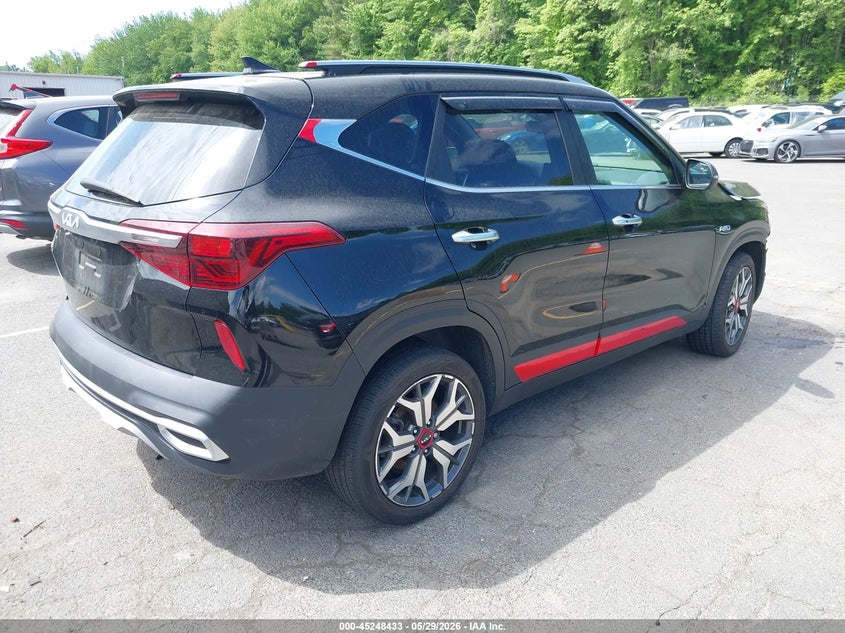 2022 Kia Seltos VIN KNDETCA28N7302407 IAAI salvage auction — FRONT END, Salvage Title, sold $6,175 on 2026-07-23 (photo 4)