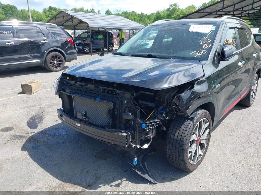 2022 Kia Seltos VIN KNDETCA28N7302407 IAAI salvage auction — FRONT END, Salvage Title, sold $6,175 on 2026-07-23 (photo 6)