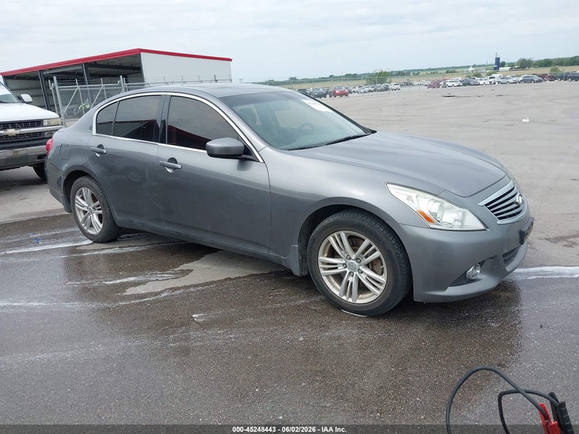 2011 Infiniti G25 VIN JN1DV6AR7BM650428 IAAI salvage auction — REAR END, Certificate Of Title (Nebraska), sold $1,050 on 2026-07-06 (photo 1)