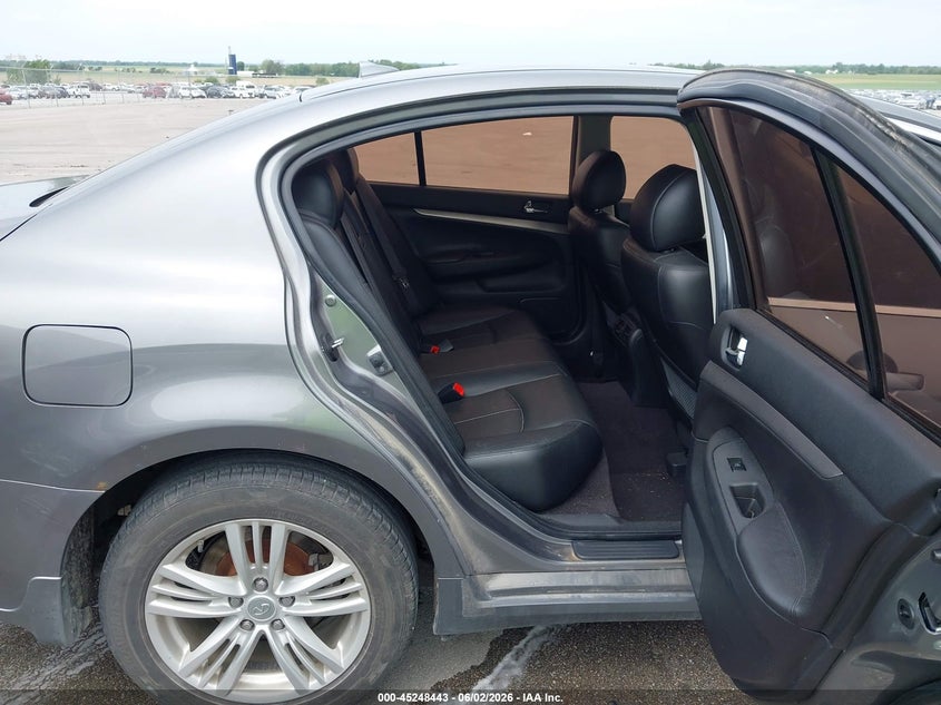 2011 Infiniti G25 VIN JN1DV6AR7BM650428 IAAI salvage auction — REAR END, Certificate Of Title (Nebraska), sold $1,050 on 2026-07-06 (photo 8)