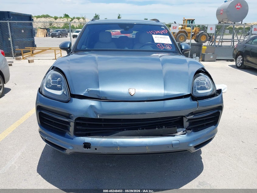 2020 Porsche Cayenne VIN WP1AA2AY9LDA06683 IAAI salvage auction — FRONT & REAR, Original (Texas), sold $12,600 on 2026-09-10 (photo 6)