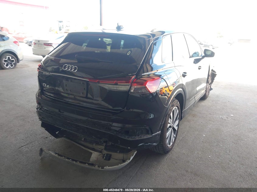 2023 Audi Q4 e-tron VIN WA1BCBFZXPP023296 IAAI salvage auction — RIGHT FRONT, Salvage Title, sold $8,125 on 2026-07-30 (photo 4)