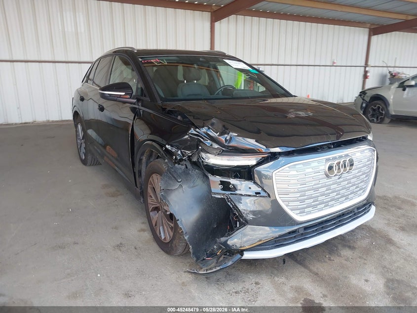 2023 Audi Q4 e-tron VIN WA1BCBFZXPP023296 IAAI salvage auction — RIGHT FRONT, Salvage Title, sold $8,125 on 2026-07-30 (photo 6)