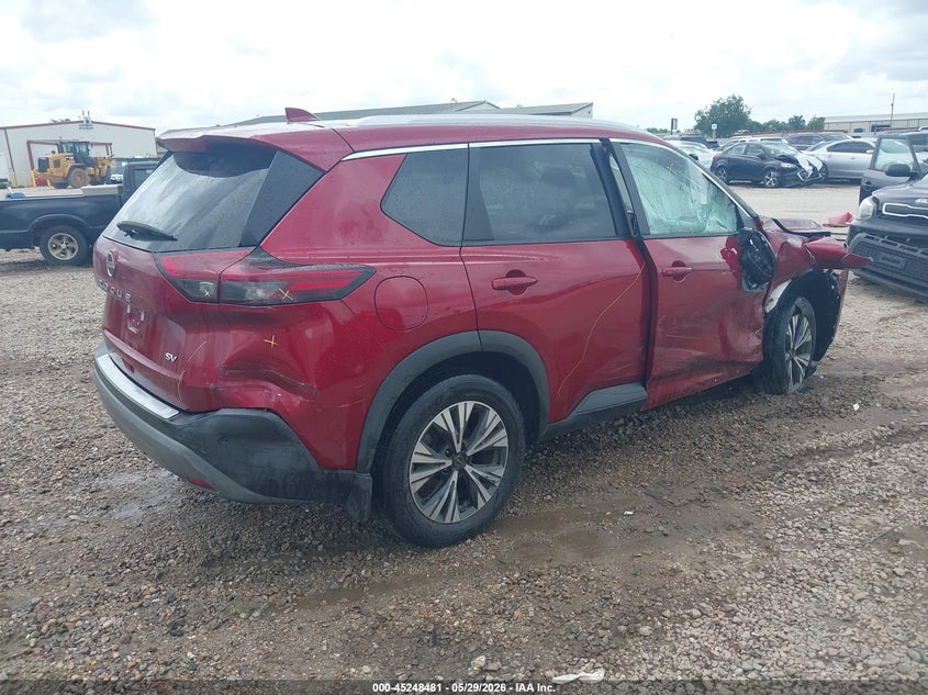 2023 Nissan Rogue VIN 5N1BT3BA7PC903886 IAAI salvage auction — RIGHT FRONT, Salvage Title, sold $3,700 on 2026-07-28 (photo 4)