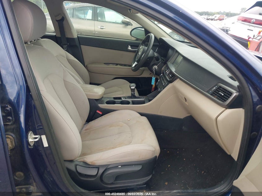 2018 Kia Optima VIN 5XXGT4L38JG225947 IAAI salvage auction — LEFT SIDE, Salvage Title, sold $1,775 on 2026-07-07 (photo 5)