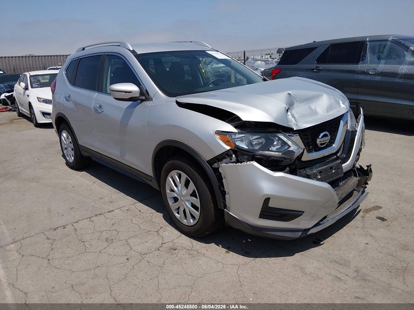 2017 Nissan Rogue VIN KNMAT2MV4HP552231 IAAI salvage auction — FRONT END, Salvage Title, sold $1,750 on 2026-07-13 (photo 1)