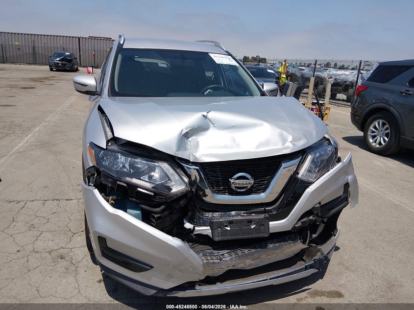 2017 Nissan Rogue VIN KNMAT2MV4HP552231 IAAI salvage auction — FRONT END, Salvage Title, sold $1,750 on 2026-07-13 (photo 6)