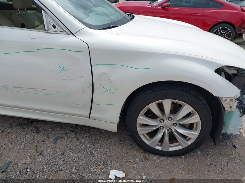 2011 Infiniti M37 VIN JN1BY1AP6BM322286 IAAI salvage auction — RIGHT SIDE, Original (Texas), sold $225 on 2026-07-23 (photo 6)