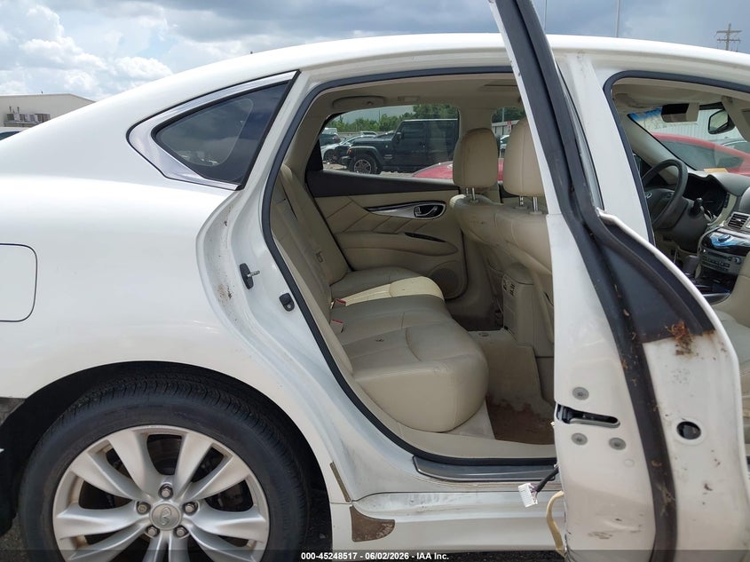 2011 Infiniti M37 VIN JN1BY1AP6BM322286 IAAI salvage auction — RIGHT SIDE, Original (Texas), sold $225 on 2026-07-23 (photo 8)