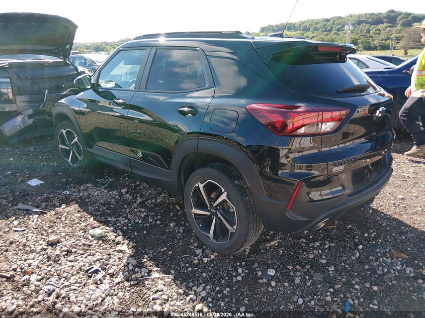 2023 Chevrolet Trailblazer VIN KL79MTSL4PB128970 IAAI salvage auction — RIGHT FRONT, Salvage Title, sold $5,150 on 2026-07-09 (photo 3)