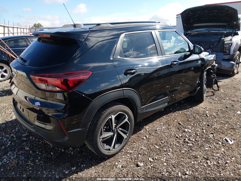 2023 Chevrolet Trailblazer VIN KL79MTSL4PB128970 IAAI salvage auction — RIGHT FRONT, Salvage Title, sold $5,150 on 2026-07-09 (photo 4)