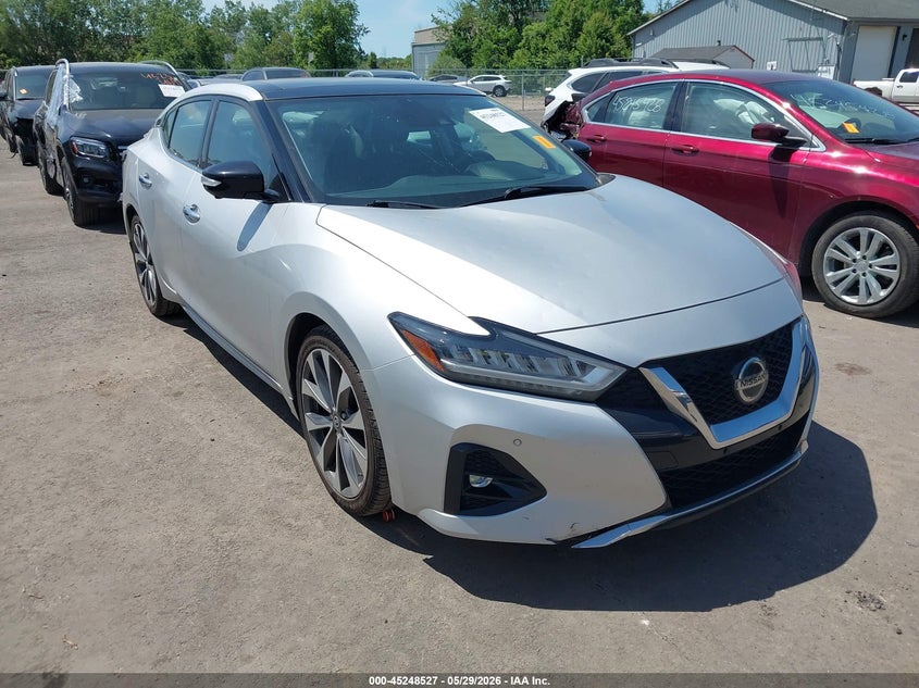 2019 Nissan Maxima VIN 1N4AA6AV0KC362352 IAAI salvage auction — HAIL, Salvage Title, sold $7,200 on 2026-07-28 (photo 1)