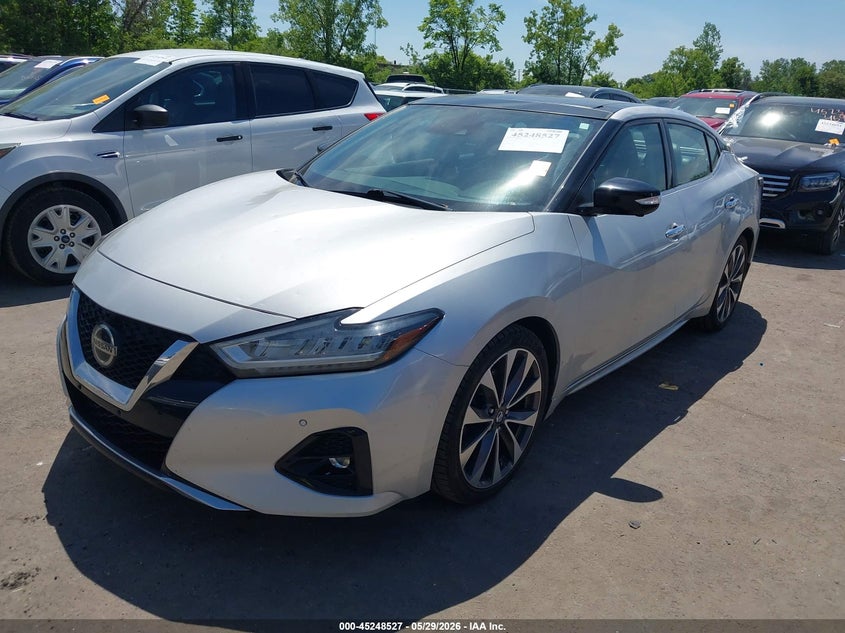 2019 Nissan Maxima VIN 1N4AA6AV0KC362352 IAAI salvage auction — HAIL, Salvage Title, sold $7,200 on 2026-07-28 (photo 2)
