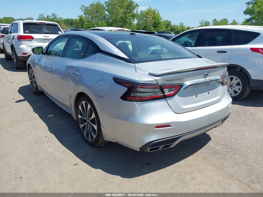 2019 Nissan Maxima VIN 1N4AA6AV0KC362352 IAAI salvage auction — HAIL, Salvage Title, sold $7,200 on 2026-07-28 (photo 3)