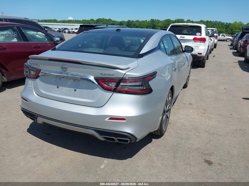 2019 Nissan Maxima VIN 1N4AA6AV0KC362352 IAAI salvage auction — HAIL, Salvage Title, sold $7,200 on 2026-07-28 (photo 4)