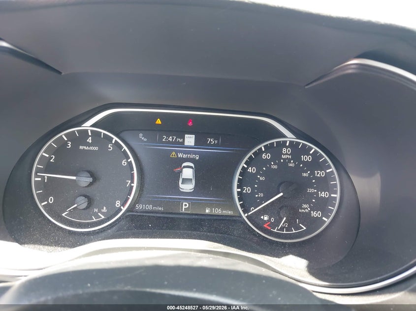 2019 Nissan Maxima VIN 1N4AA6AV0KC362352 IAAI salvage auction — HAIL, Salvage Title, sold $7,200 on 2026-07-28 (photo 7)