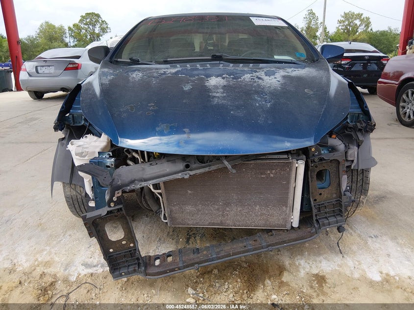 2013 Hyundai Elantra VIN KMHDH4AE6DU970747 IAAI salvage auction — FRONT END, Clear (Florida), sold $625 on 2026-07-14 (photo 6)