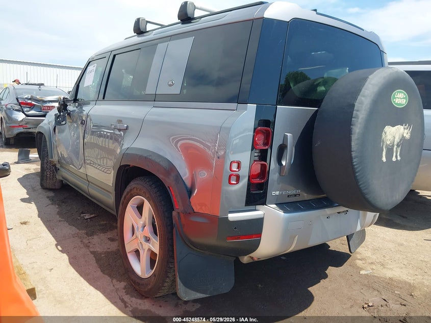 2020 Land rover Defender VIN SALEP7EU3L2021156 IAAI salvage auction — ROLLOVER, Salvage Title, sold $10,400 on 2026-07-22 (photo 3)