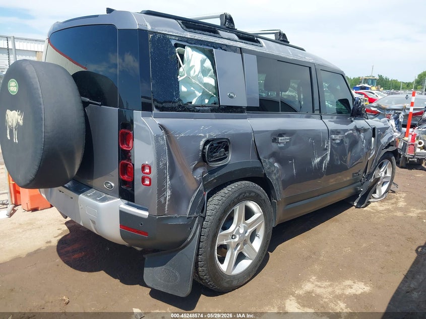 2020 Land rover Defender VIN SALEP7EU3L2021156 IAAI salvage auction — ROLLOVER, Salvage Title, sold $10,400 on 2026-07-22 (photo 4)