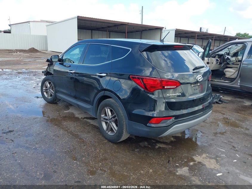 2018 Hyundai Santa fe VIN 5XYZT3LB2JG563298 IAAI salvage auction — FRONT END, Salvage Title, sold $925 on 2026-07-29 (photo 3)