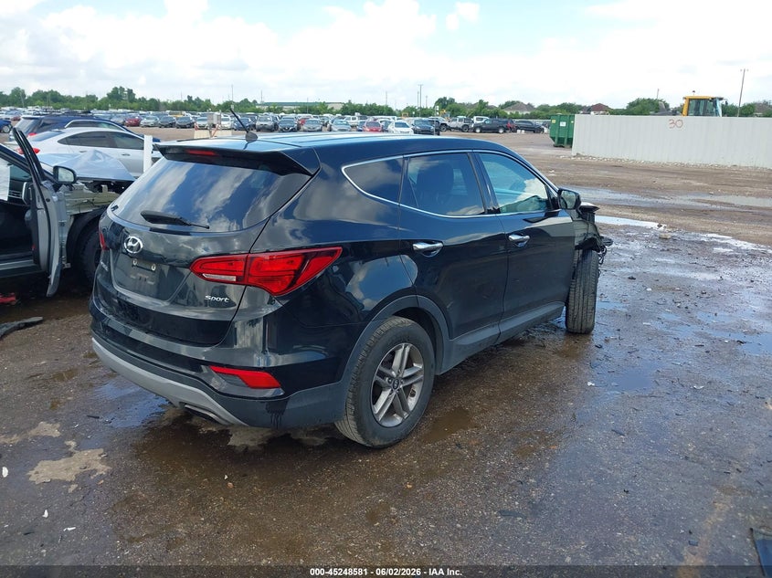 2018 Hyundai Santa fe VIN 5XYZT3LB2JG563298 IAAI salvage auction — FRONT END, Salvage Title, sold $925 on 2026-07-29 (photo 4)