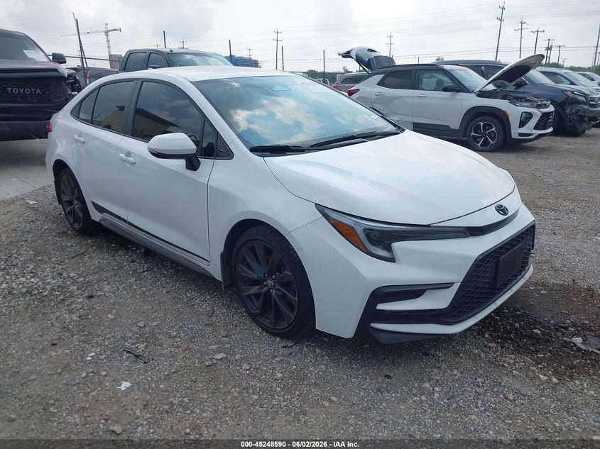 2025 Toyota Corolla VIN 5YFS4MCE0SP238662 IAAI salvage auction — REAR END, Salvage Title, sold $9,600 on 2026-08-02 (photo 1)