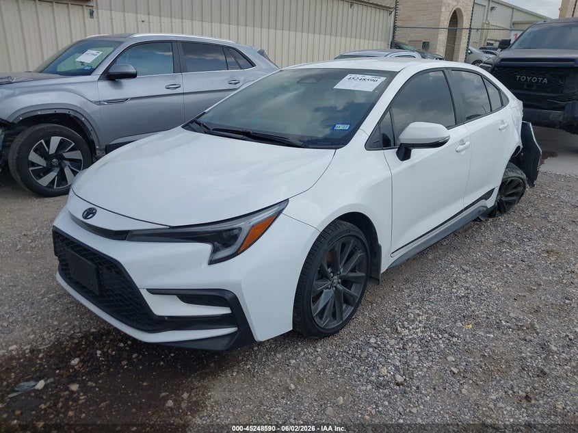 2025 Toyota Corolla VIN 5YFS4MCE0SP238662 IAAI salvage auction — REAR END, Salvage Title, sold $9,600 on 2026-08-02 (photo 2)