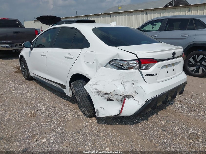 2025 Toyota Corolla VIN 5YFS4MCE0SP238662 IAAI salvage auction — REAR END, Salvage Title, sold $9,600 on 2026-08-02 (photo 3)