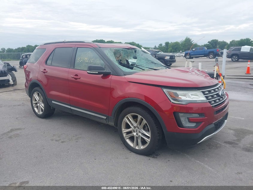 2016 Ford Explorer VIN 1FM5K8D80GGB93522 IAAI salvage auction — BIOHAZARD/CHEMICAL, Salvage Title, sold $650 on 2026-08-20 (photo 1)