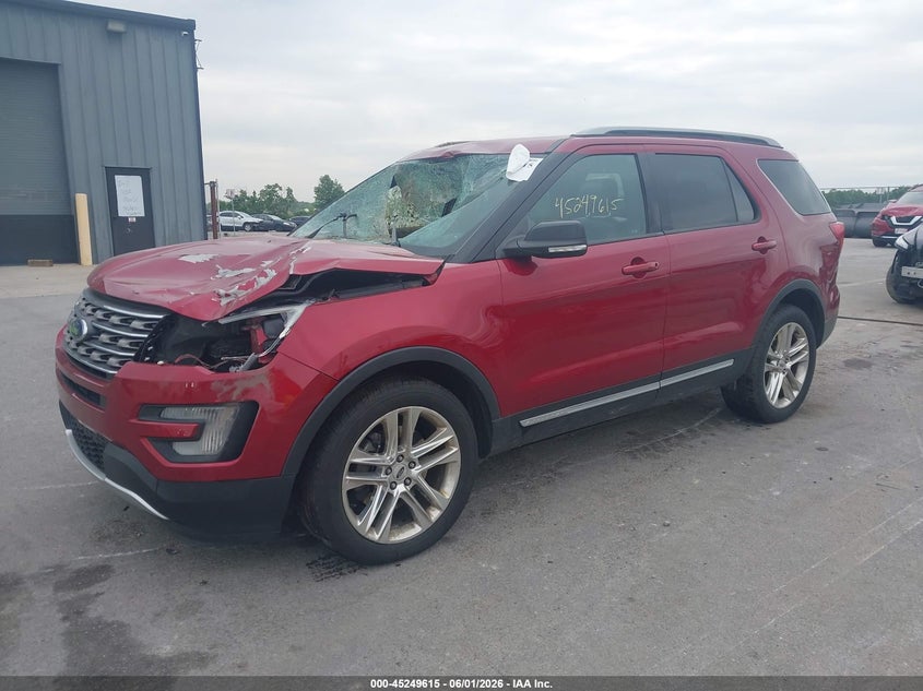 2016 Ford Explorer VIN 1FM5K8D80GGB93522 IAAI salvage auction — BIOHAZARD/CHEMICAL, Salvage Title, sold $650 on 2026-08-20 (photo 2)
