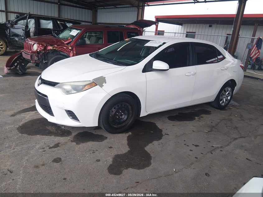 2016 Toyota Corolla VIN 5YFBURHE0GP488951 IAAI salvage auction — FRONT END, Salvage Title, sold $2,650 on 2026-07-21 (photo 2)