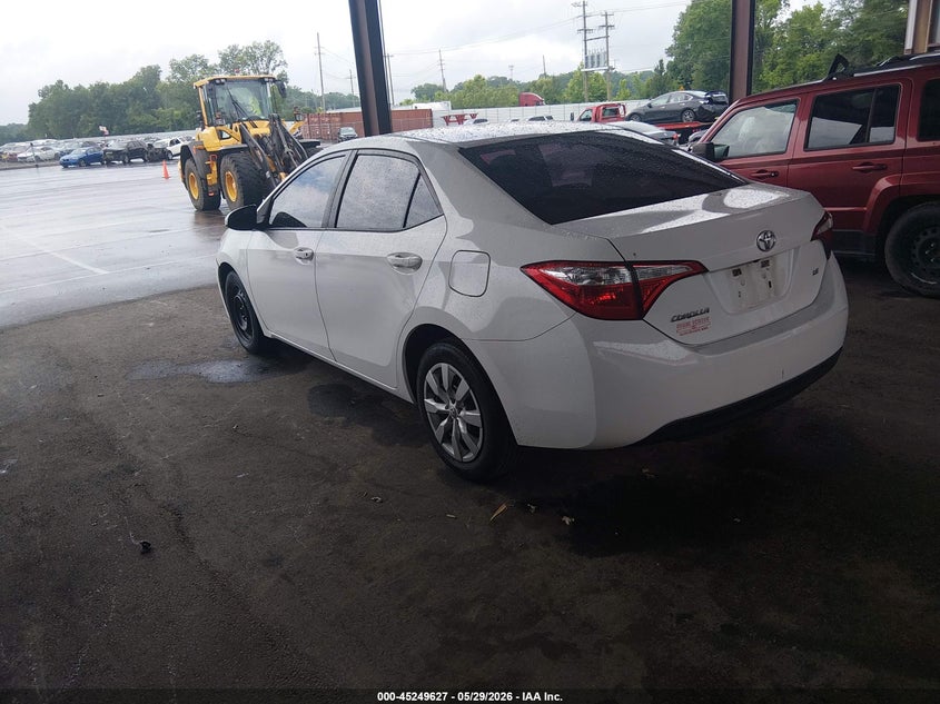 2016 Toyota Corolla VIN 5YFBURHE0GP488951 IAAI salvage auction — FRONT END, Salvage Title, sold $2,650 on 2026-07-21 (photo 3)
