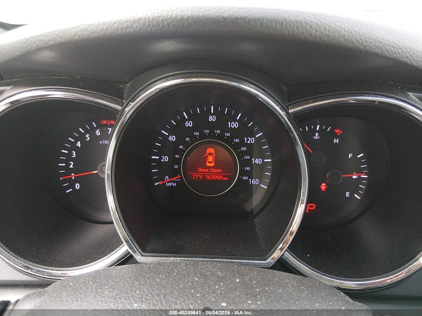 2013 Kia Optima VIN KNAGM4A7XD5361103 IAAI salvage auction — HAIL, Salvage Title, sold $625 on 2026-07-17 (photo 7)