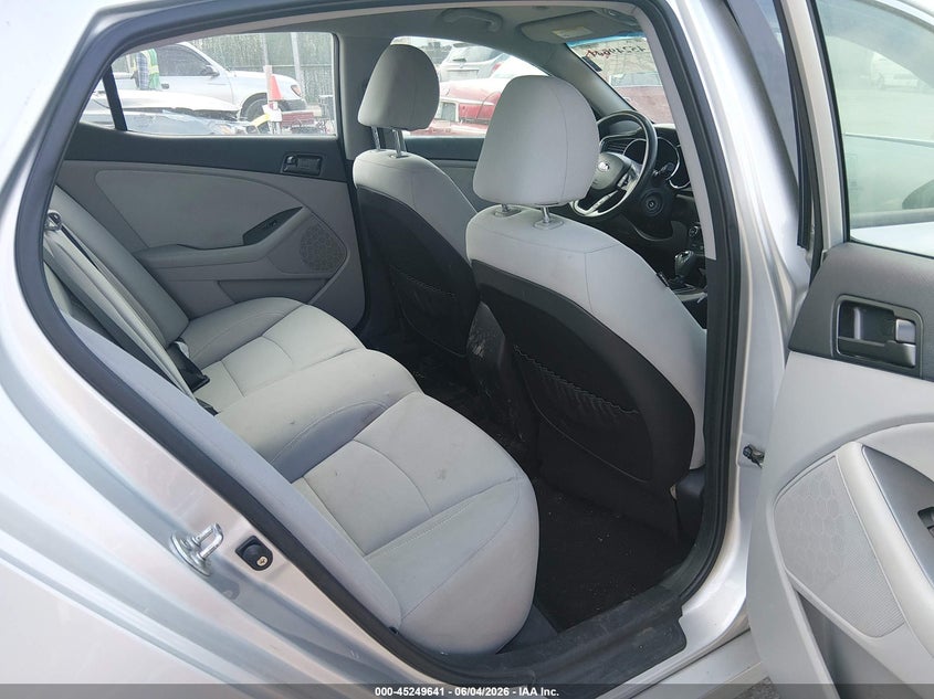 2013 Kia Optima VIN KNAGM4A7XD5361103 IAAI salvage auction — HAIL, Salvage Title, sold $625 on 2026-07-17 (photo 8)