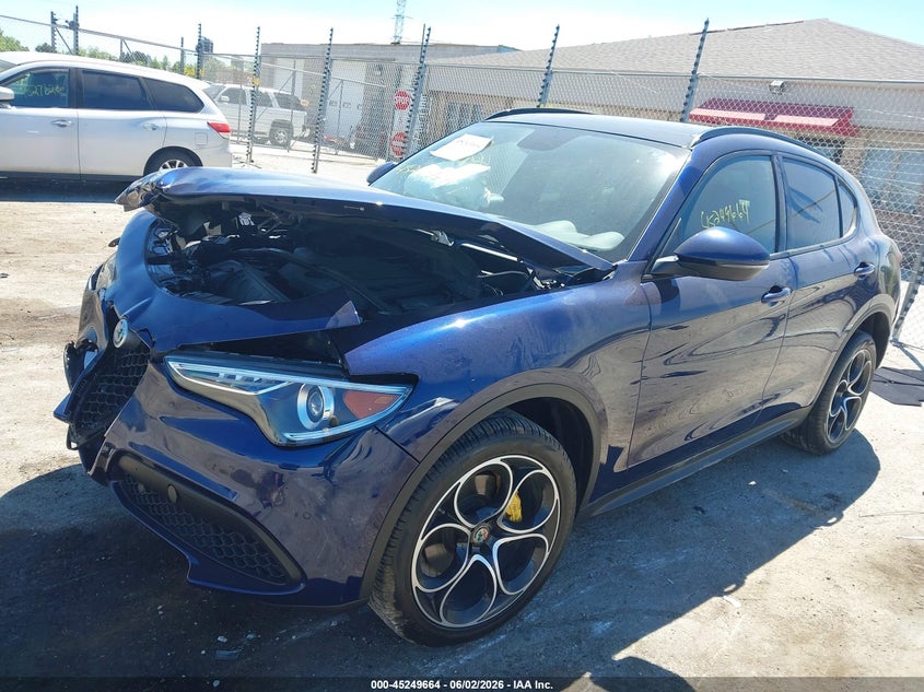 2019 Alfa romeo Stelvio VIN ZASPAKBN2K7C52821 IAAI salvage auction — FRONT END, Salvage Title, sold $2,475 on 2026-07-14 (photo 2)
