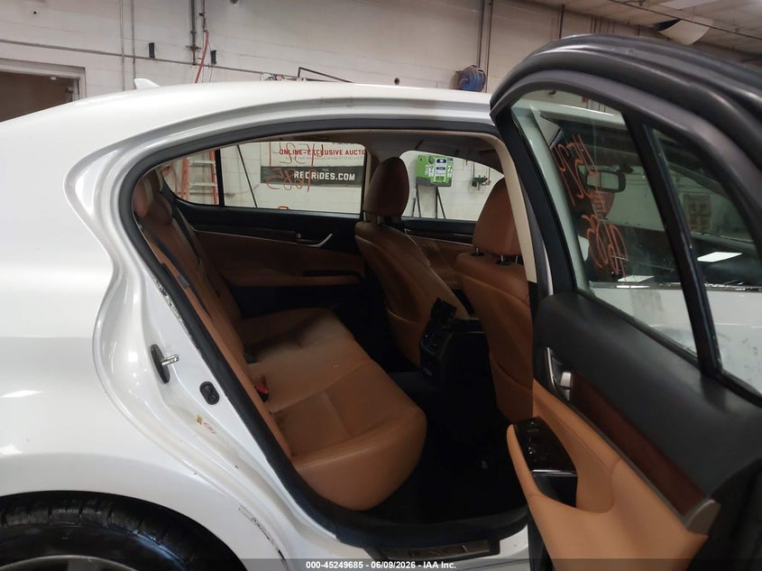 2013 Lexus Gs VIN JTHCE1BL8D5003036 IAAI salvage auction — FRONT END, Salvage (Maine), sold $1,450 on 2026-08-02 (photo 8)