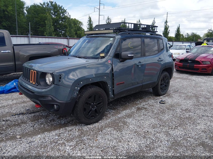 2018 Jeep Renegade VIN ZACCJBCB6JPH58309 IAAI salvage auction — HAIL, Clear (Missouri), sold $2,100 on 2026-07-06 (photo 2)