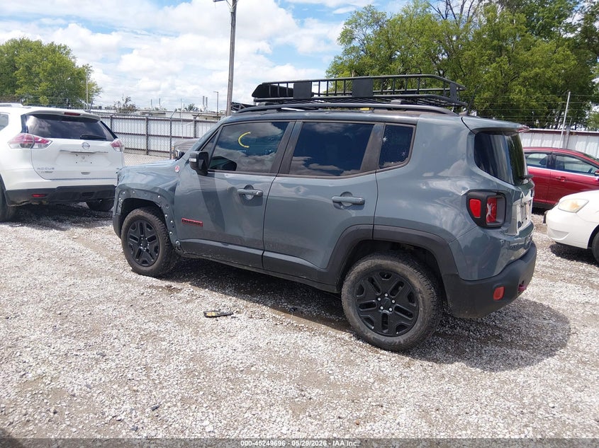 2018 Jeep Renegade VIN ZACCJBCB6JPH58309 IAAI salvage auction — HAIL, Clear (Missouri), sold $2,100 on 2026-07-06 (photo 3)