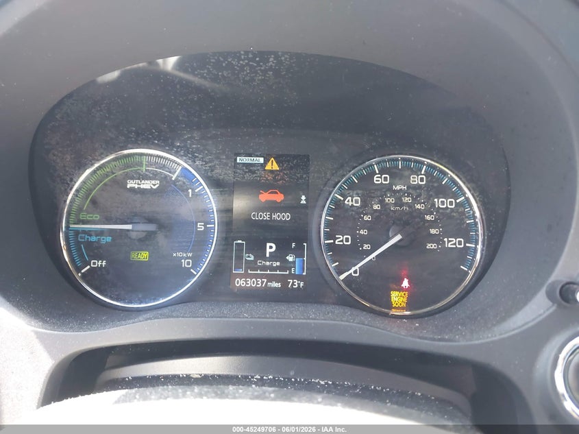 2022 Mitsubishi VIN JA4J2VA77NZ062970 IAAI salvage auction — FRONT END, Salvage Title, sold $5,800 on 2026-07-14 (photo 7)