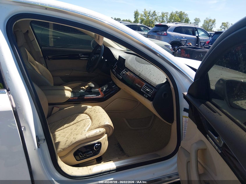 2013 Audi A8 VIN WAURGAFD7DN001154 IAAI salvage auction — LEFT REAR, Salvage Title, sold $1,550 on 2026-07-14 (photo 5)