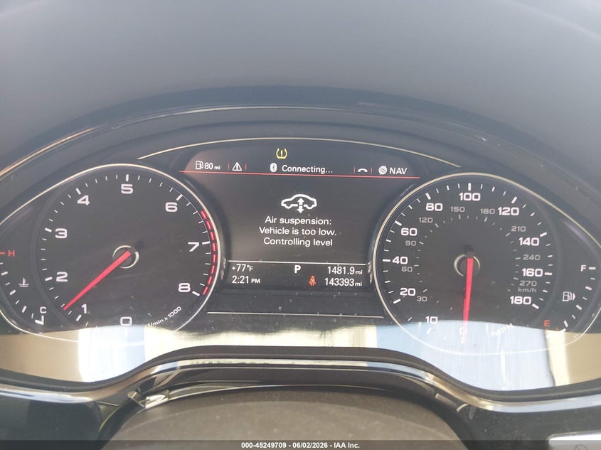 2013 Audi A8 VIN WAURGAFD7DN001154 IAAI salvage auction — LEFT REAR, Salvage Title, sold $1,550 on 2026-07-14 (photo 7)