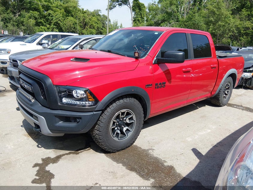 2016 Ram 1500 VIN 1C6RR7YT1GS229751 IAAI salvage auction — HAIL, Salvage Title, sold $3,650 on 2026-07-22 (photo 2)