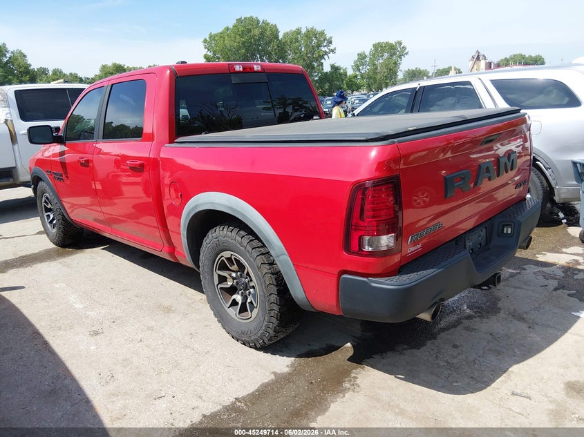 2016 Ram 1500 VIN 1C6RR7YT1GS229751 IAAI salvage auction — HAIL, Salvage Title, sold $3,650 on 2026-07-22 (photo 3)