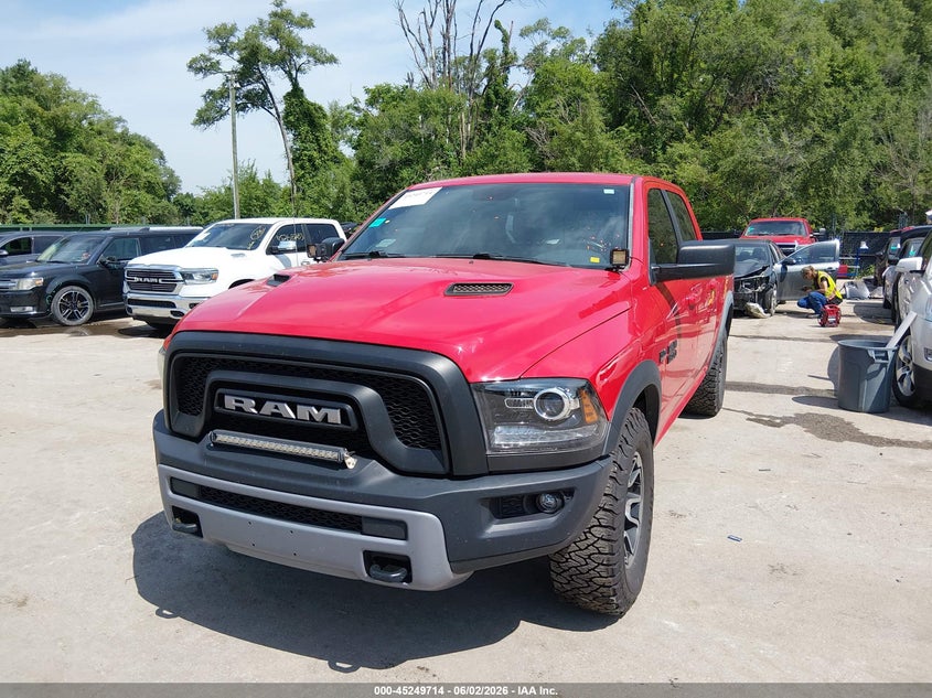 2016 Ram 1500 VIN 1C6RR7YT1GS229751 IAAI salvage auction — HAIL, Salvage Title, sold $3,650 on 2026-07-22 (photo 6)