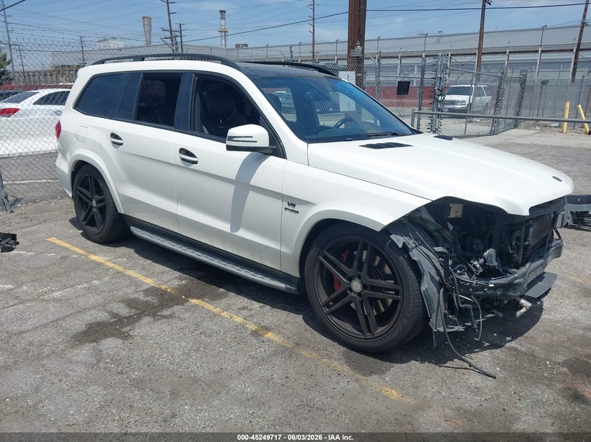 2014 Mercedes-benz Gl-klasse amg VIN 4JGDF7EE1EA412079 IAAI salvage auction — FRONT END, Salvage Title, sold $5,900 on 2026-08-01 (photo 1)