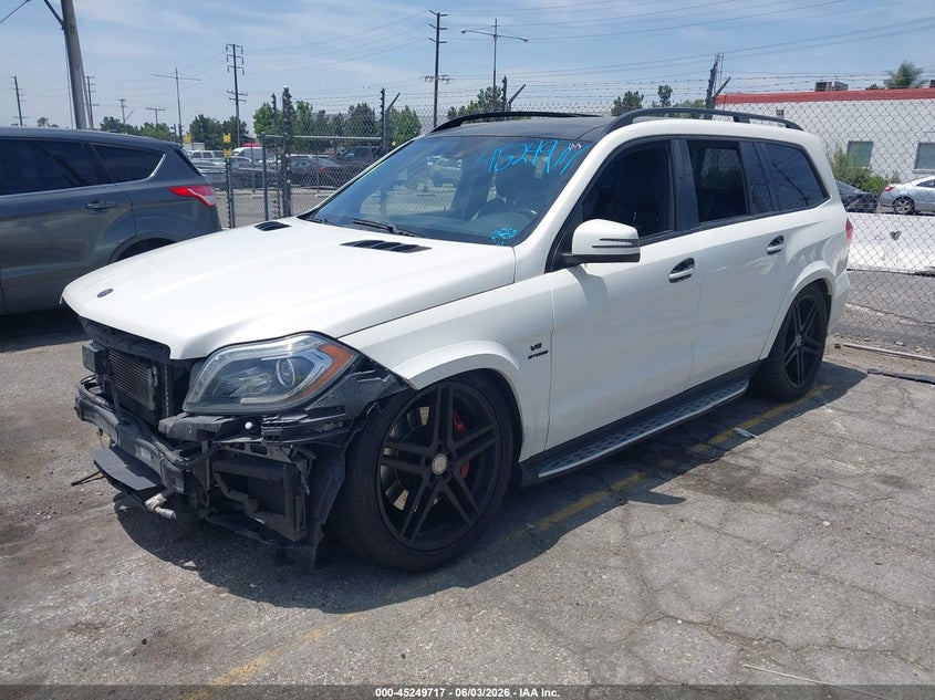 2014 Mercedes-benz Gl-klasse amg VIN 4JGDF7EE1EA412079 IAAI salvage auction — FRONT END, Salvage Title, sold $5,900 on 2026-08-01 (photo 2)