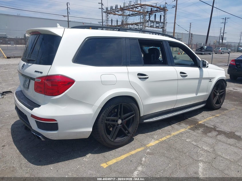 2014 Mercedes-benz Gl-klasse amg VIN 4JGDF7EE1EA412079 IAAI salvage auction — FRONT END, Salvage Title, sold $5,900 on 2026-08-01 (photo 4)