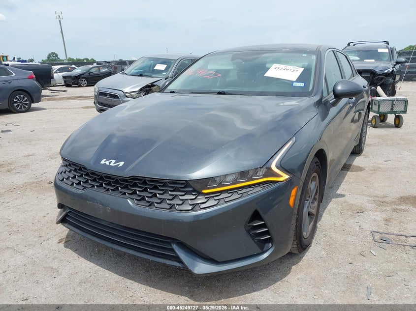 2023 Kia K5 VIN 5XXG14J28PG197138 IAAI salvage auction — REAR END, Salvage Title, sold $3,400 on 2026-07-28 (photo 2)