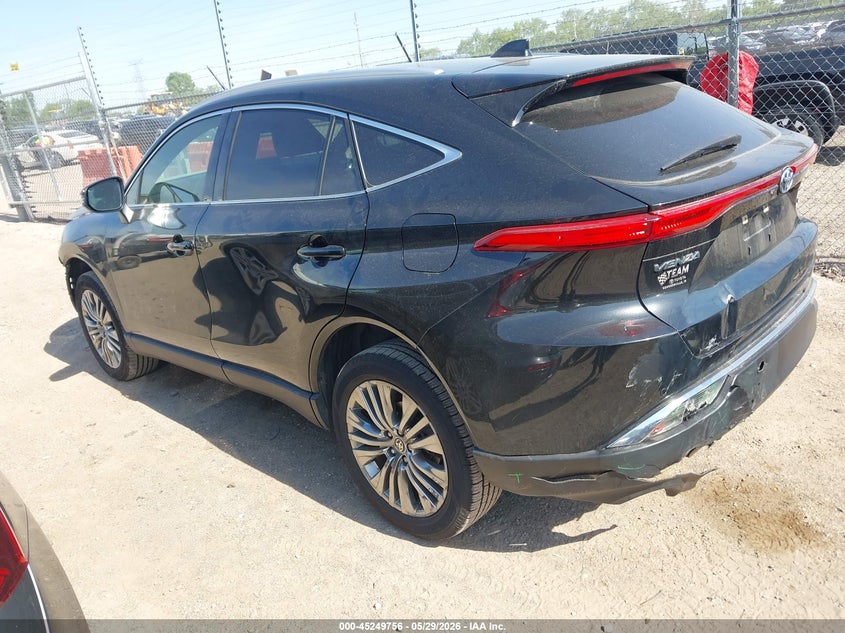2022 Toyota Venza VIN JTEAAAAH5NJ106839 IAAI salvage auction — FRONT & REAR, Salvage Title, sold $10,000 on 2026-07-09 (photo 3)